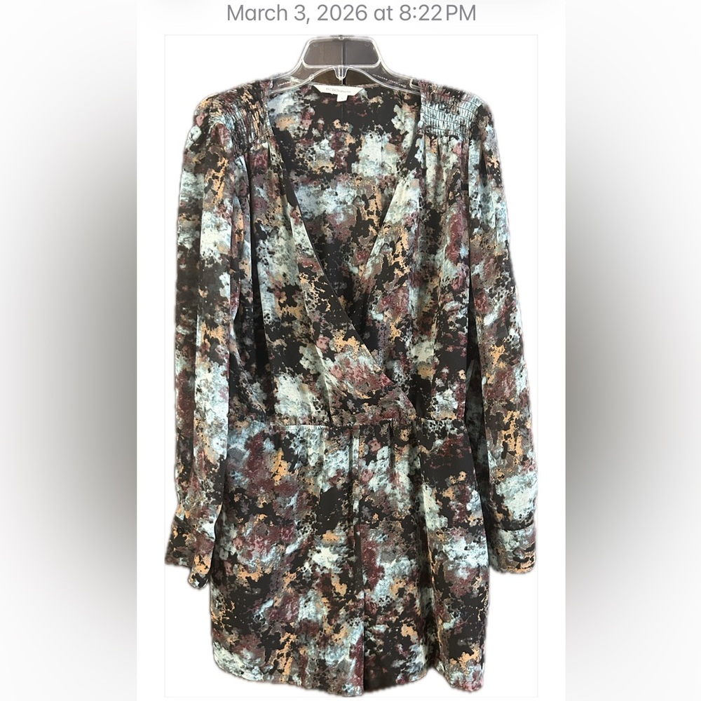 BCBGeneration Floral Romper Sz L